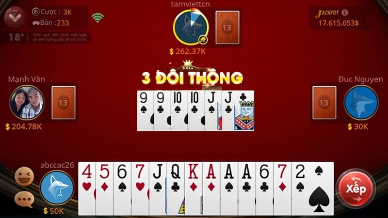 Giới thiệu game bài tiến lên miền Trung